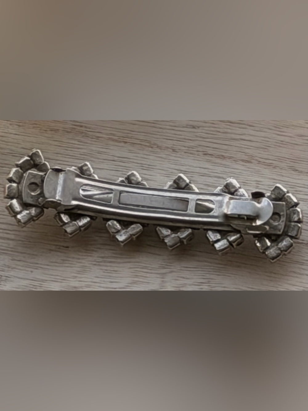 Vintage Crystal Barrette Hair Clip - Picture 3 of 3